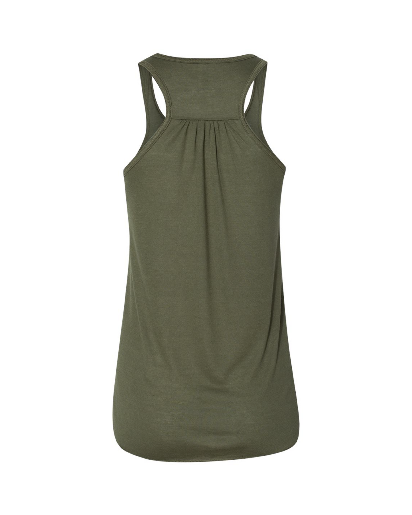 Flowy Racerback Tank - Military Green