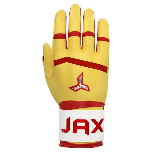 Jax Batting Gloves | Inferno Flash | Strap Cuff