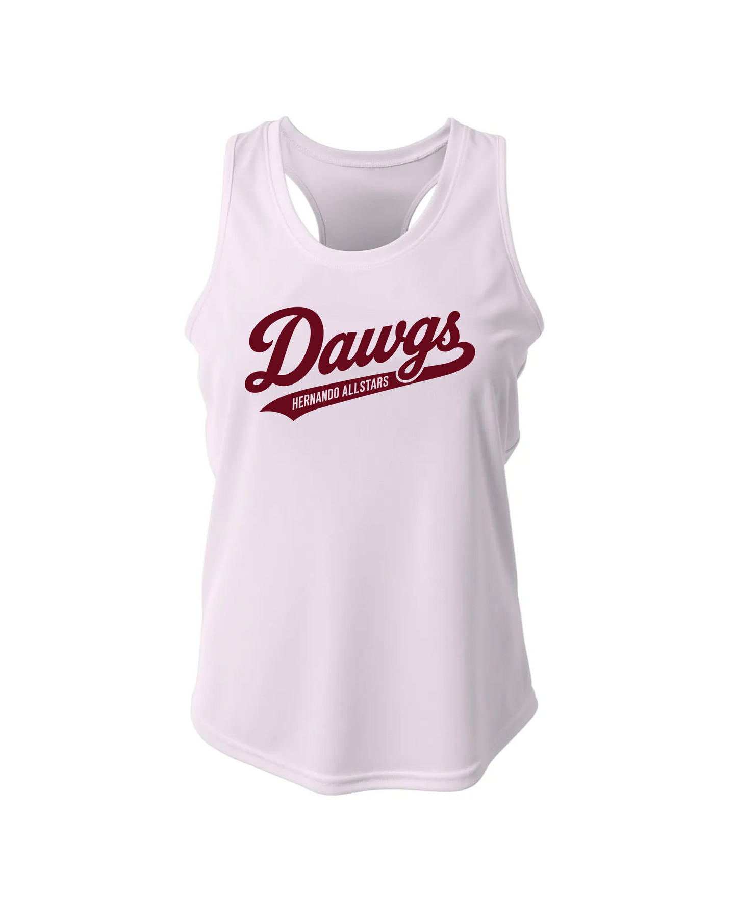 Dri-Fit Performance Racerback Tank - White