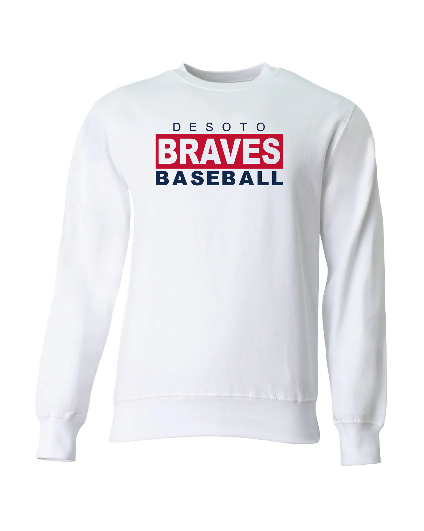 Braves Fleece Sweatshirt - White