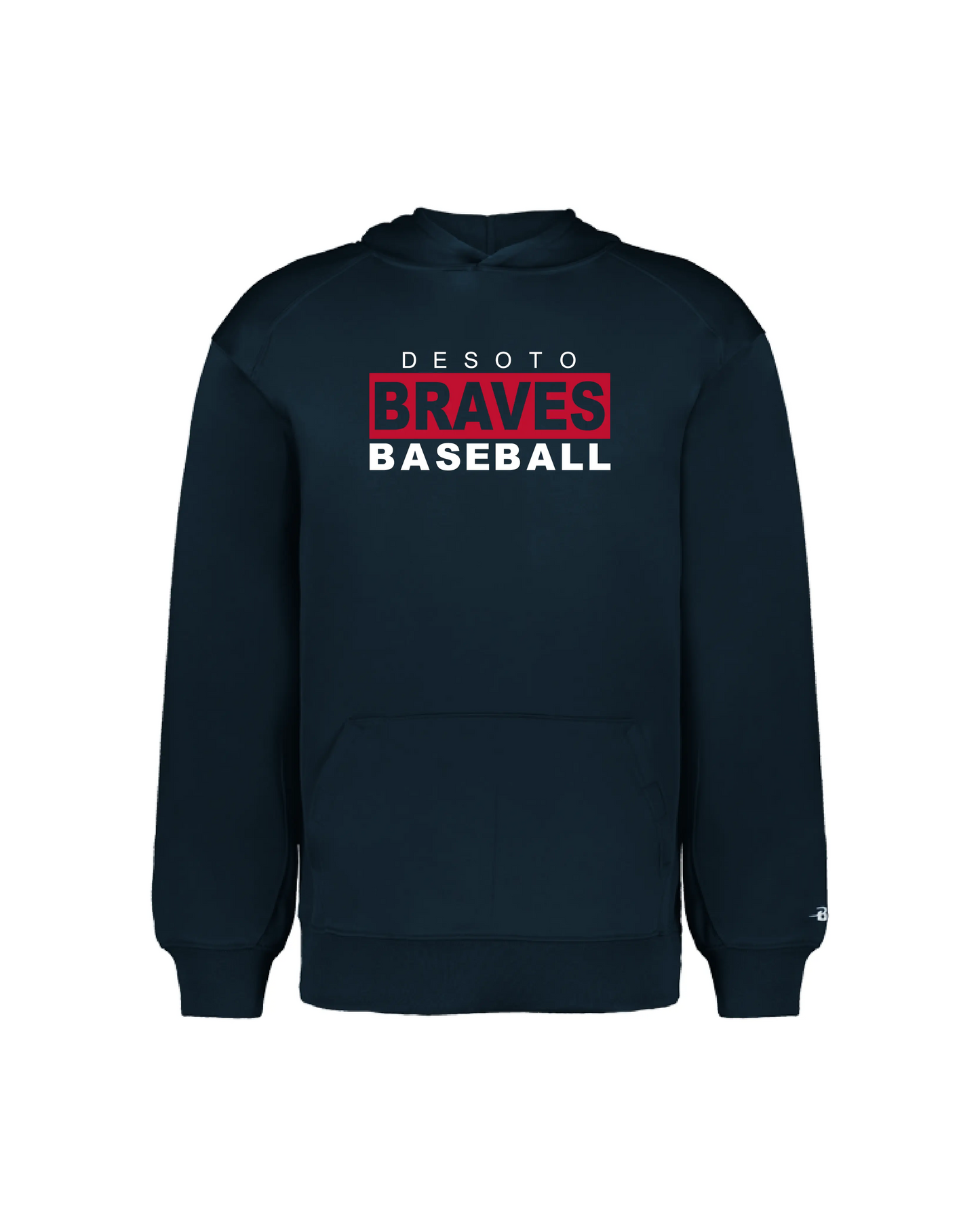 Desoto Braves Baseball Performance Fleece Hoodie