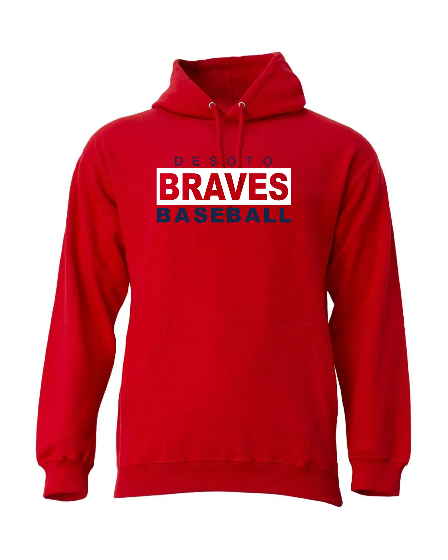 Braves Fleece Hoodie - Red