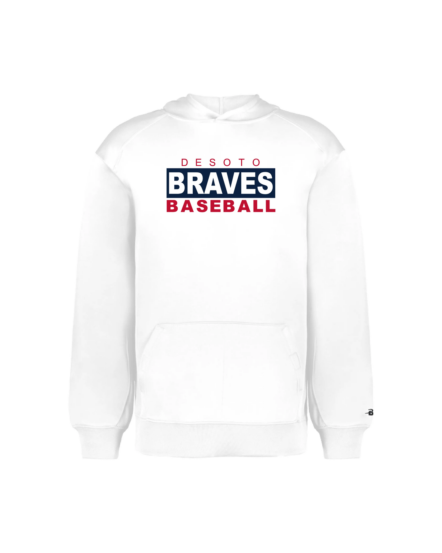 Desoto Braves Baseball Performance Fleece Hoodie