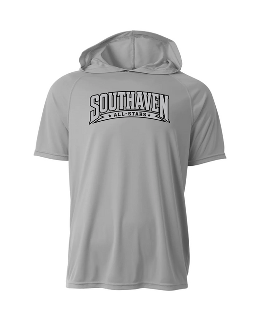 Dri-Fit Short Sleeve Performance Hoodie - Silver