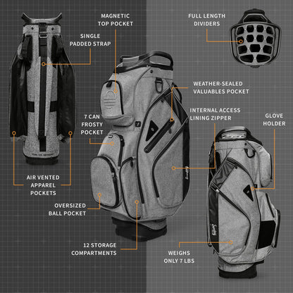 The Big Rig Cart Bag - Heather Grey