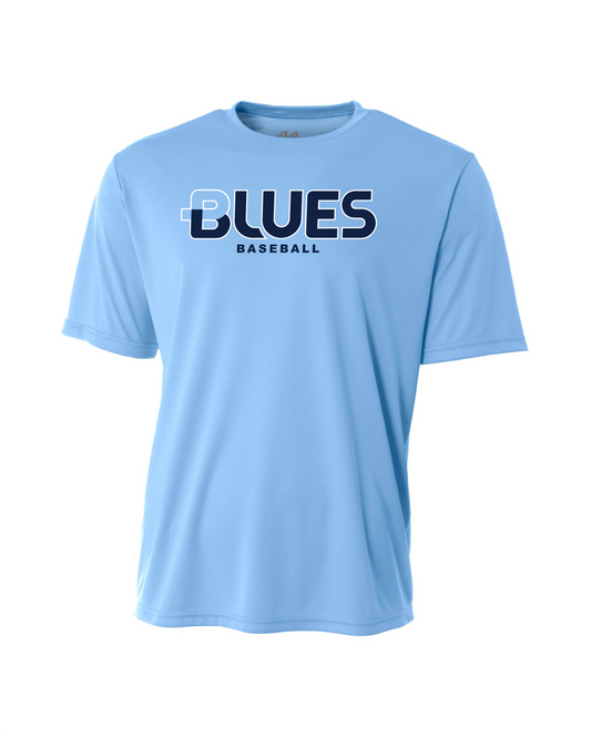 Blues Baseball Dri-Fit Performance T-Shirt