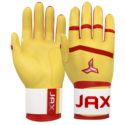 Jax Batting Gloves | Inferno Flash | Strap Cuff