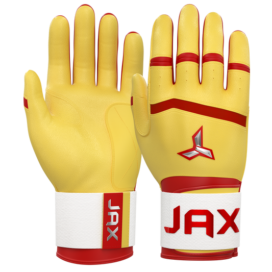 Jax Batting Gloves | Inferno Flash | Strap Cuff