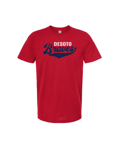 Desoto Braves Script Unisex T-Shirt