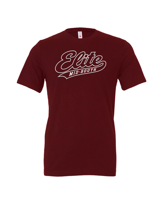Elite 100% Cotton T-Shirt - Maroon