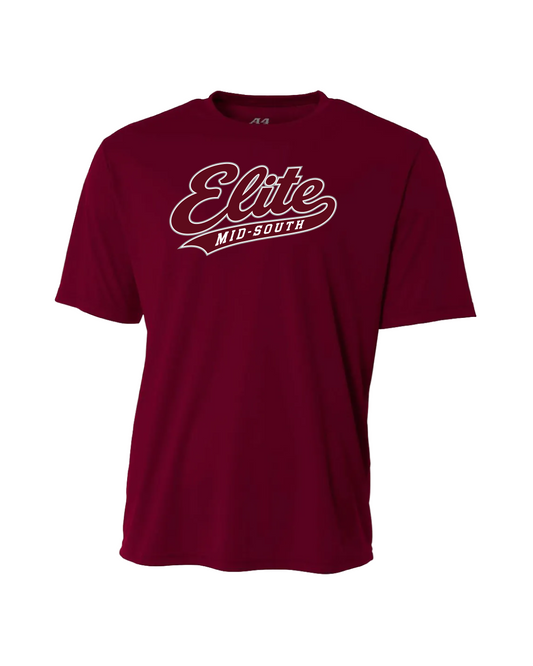 Elite Dri-Fit Performance T-Shirt - Maroon