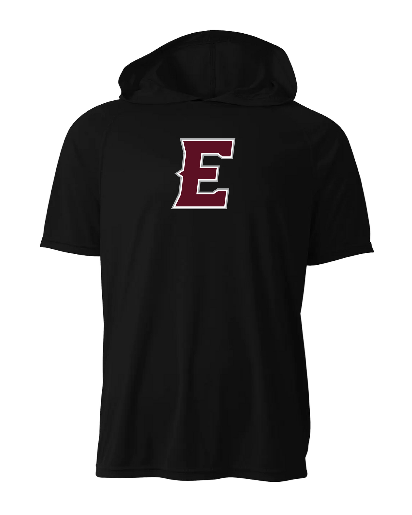 Elite Dri-Fit Short Sleeve Performance Hoodie - Black