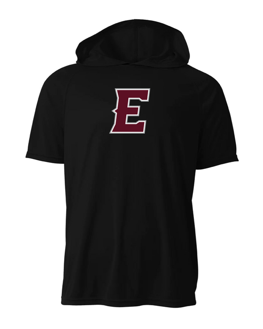 Elite Dri-Fit Short Sleeve Performance Hoodie - Black