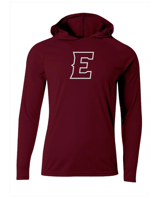 Elite Dri-Fit Performance Long Sleeve Hoodie - Maroon