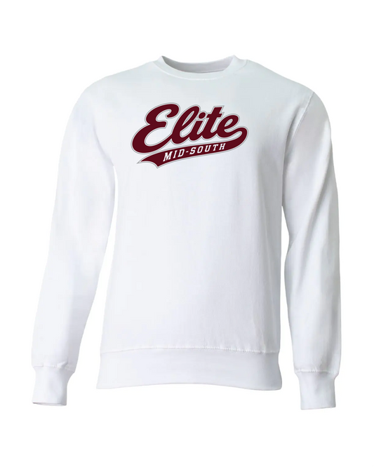 Elite Fleece Sweatshirt - White