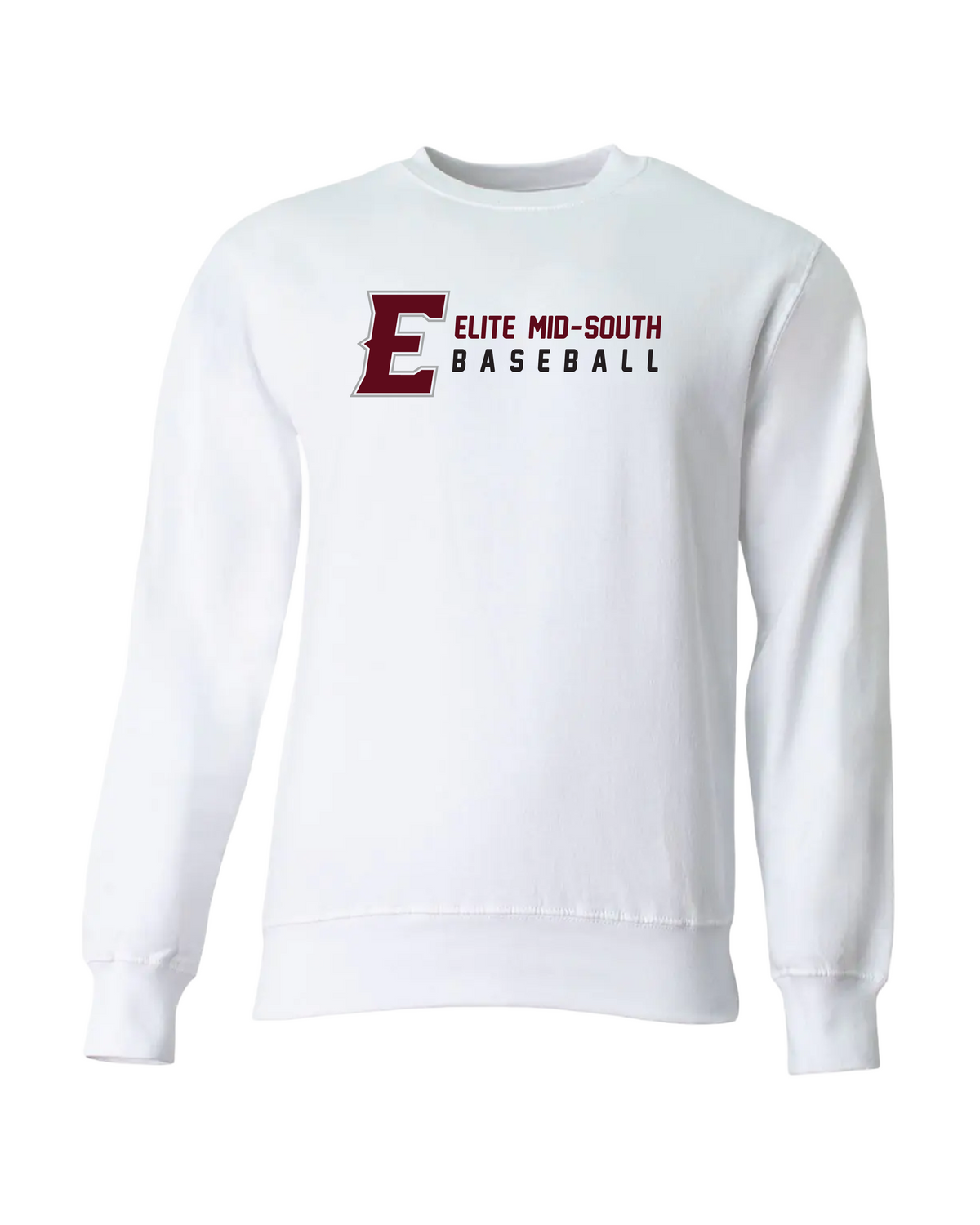 Elite Fleece Sweatshirt - White