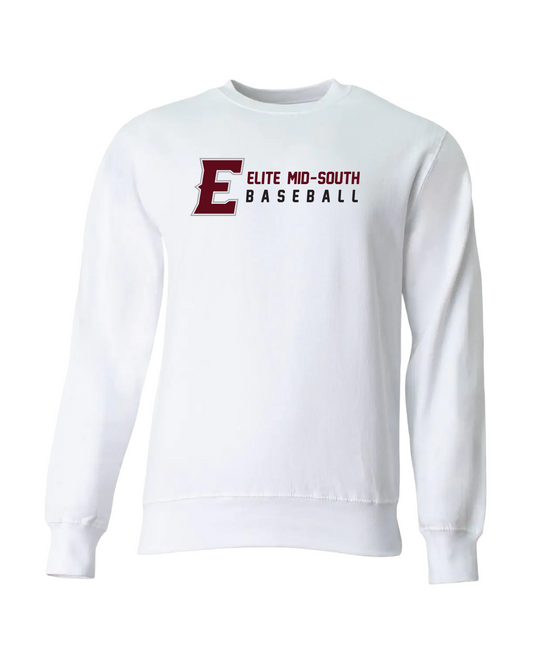 Elite Fleece Sweatshirt - White