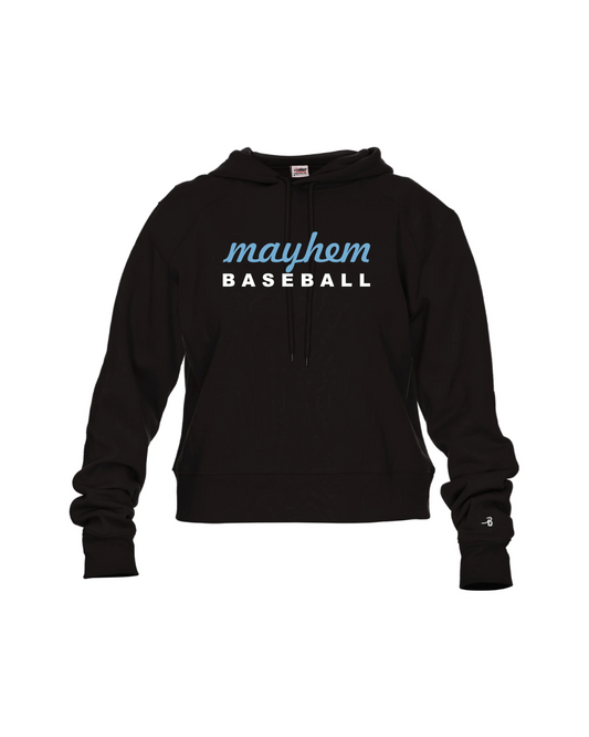 Mayhem Women's Athletic Fleece Crop Hoodie