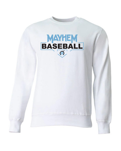 Mayhem Fleece Sweatshirt - White