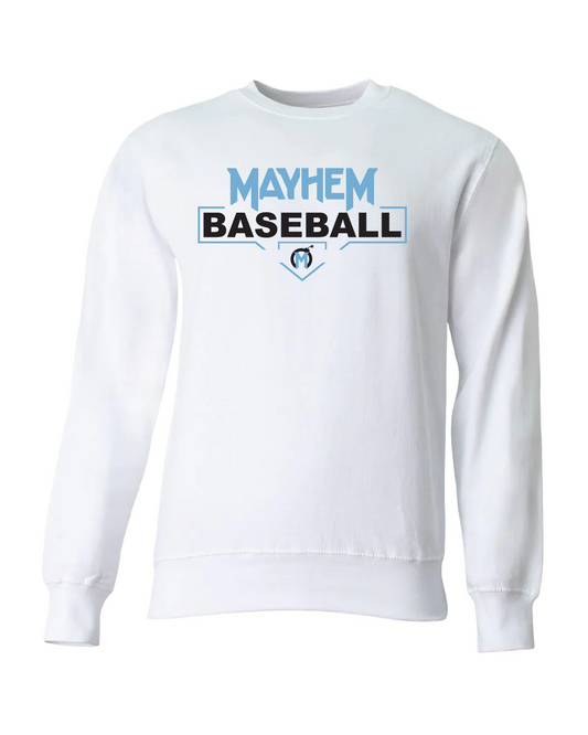 Mayhem Fleece Sweatshirt - White