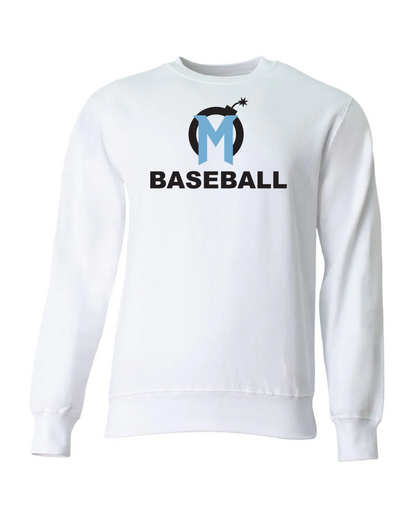 Mayhem Fleece Sweatshirt - White