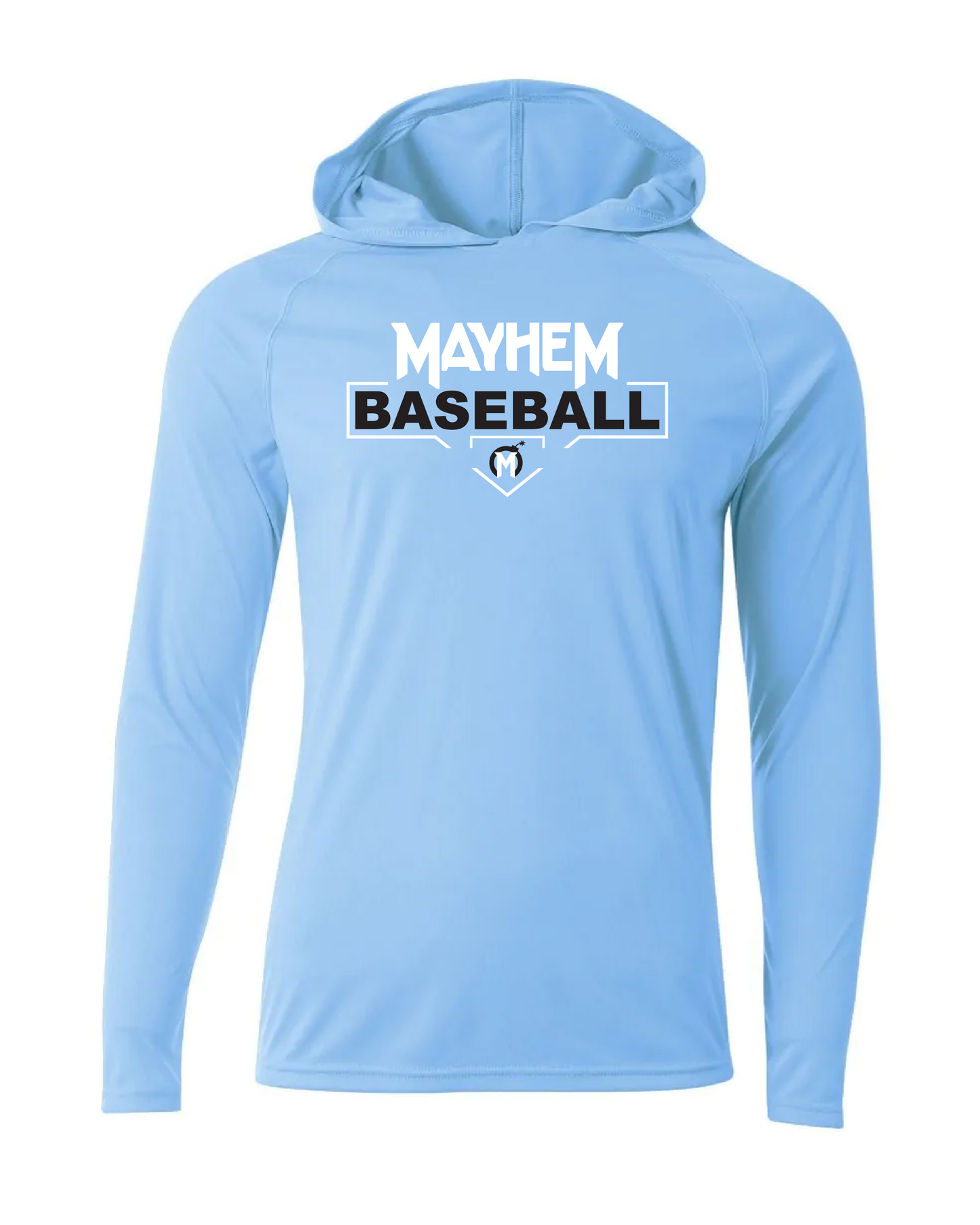 Mayhem Dri-Fit Performance Hoodie - Columbia Blue