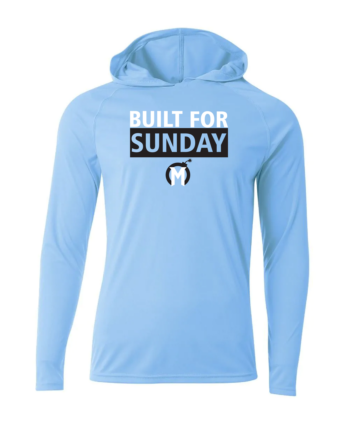 Mayhem Dri-Fit Performance Hoodie - Columbia Blue