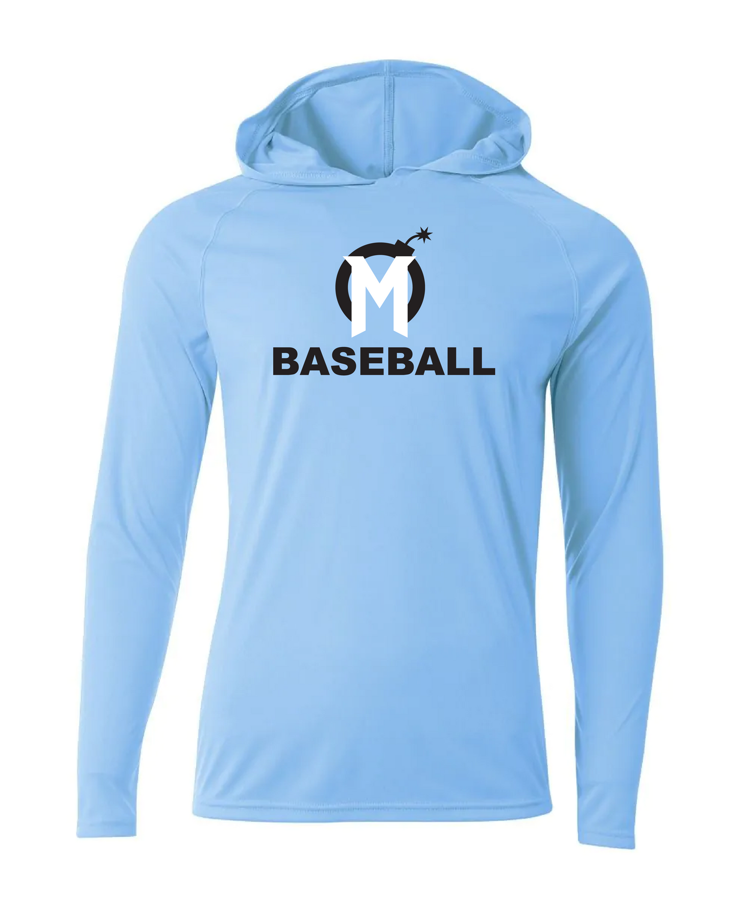 Mayhem Dri-Fit Performance Hoodie - Columbia Blue