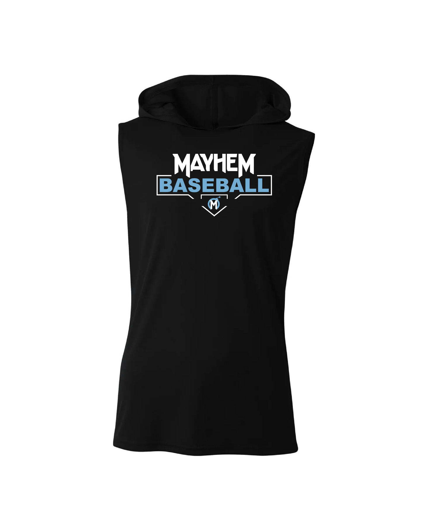 Mayhem Dri-Fit Sleeveless Performance Hoodie - Black