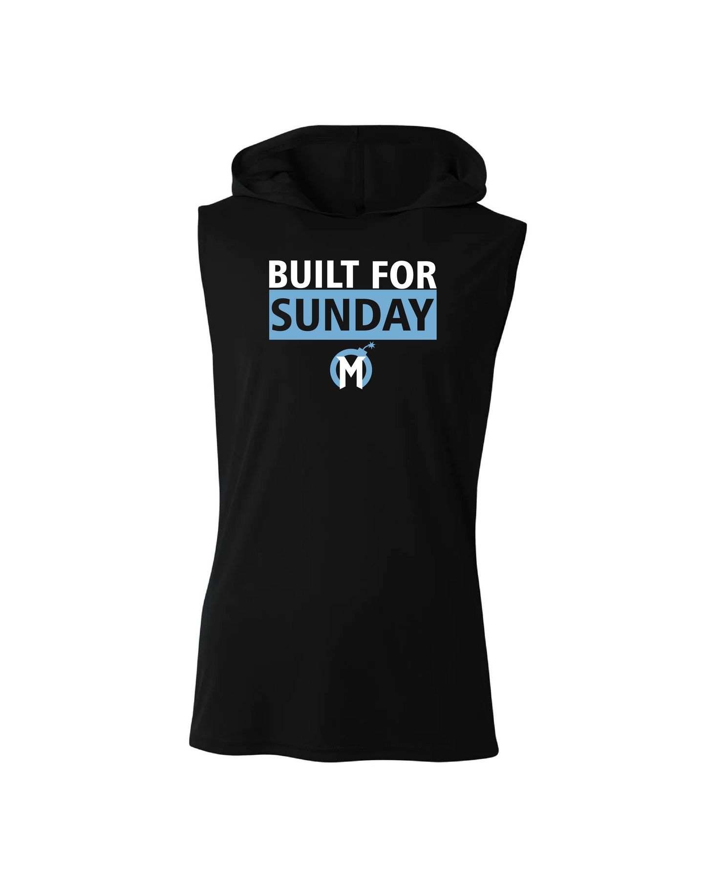 Mayhem Dri-Fit Sleeveless Performance Hoodie - Black