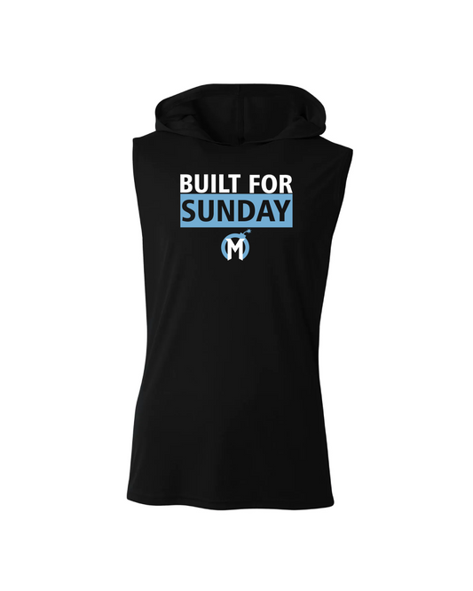 Mayhem Dri-Fit Sleeveless Performance Hoodie - Black