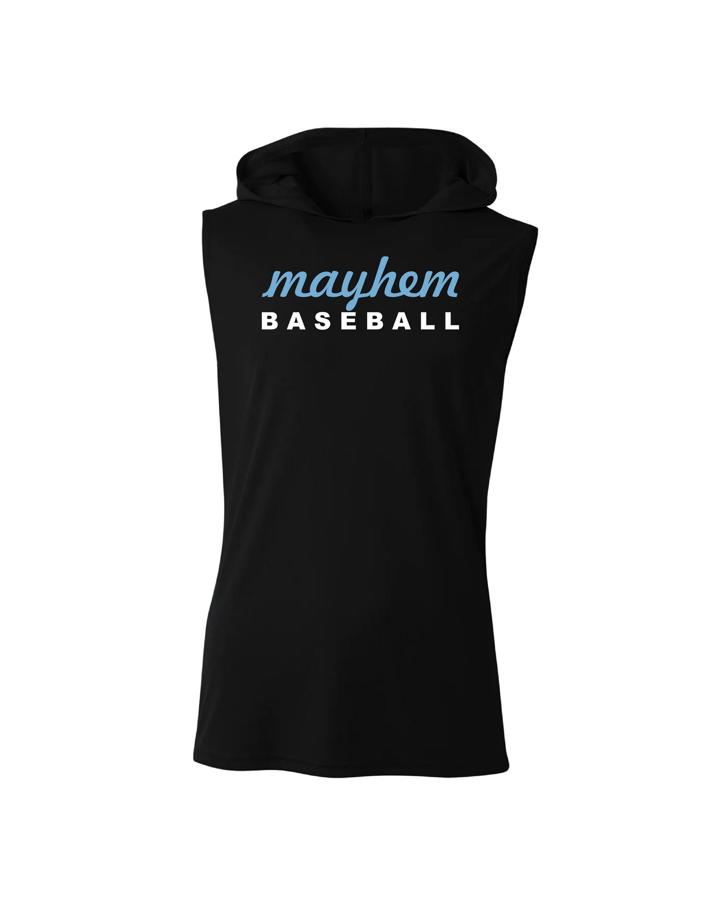 Mayhem Dri-Fit Sleeveless Performance Hoodie - Black
