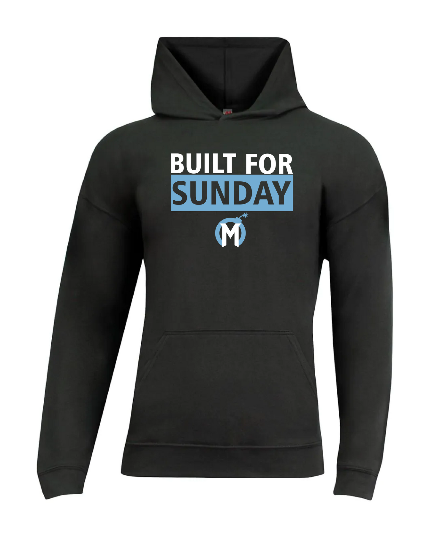 Mayhem Unisex T-Shirt Hoodie - Black
