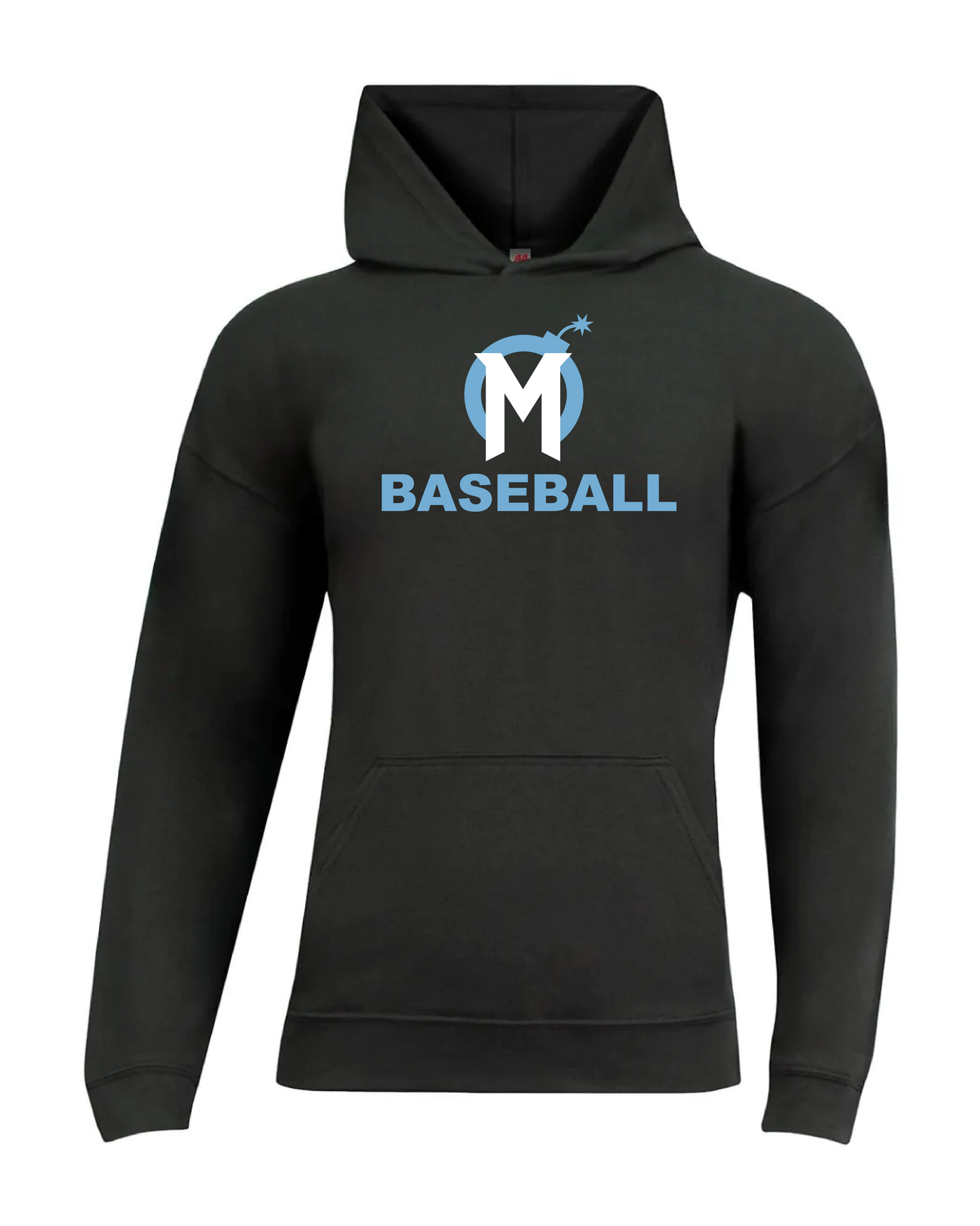 Mayhem Unisex T-Shirt Hoodie - Black