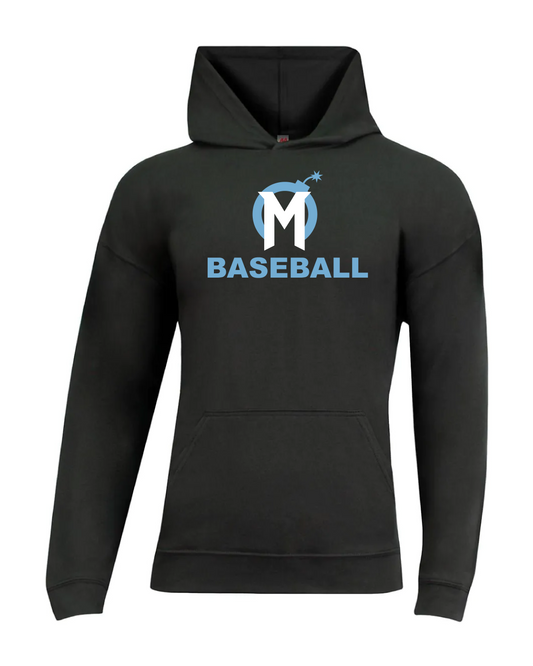 Mayhem Unisex T-Shirt Hoodie - Black