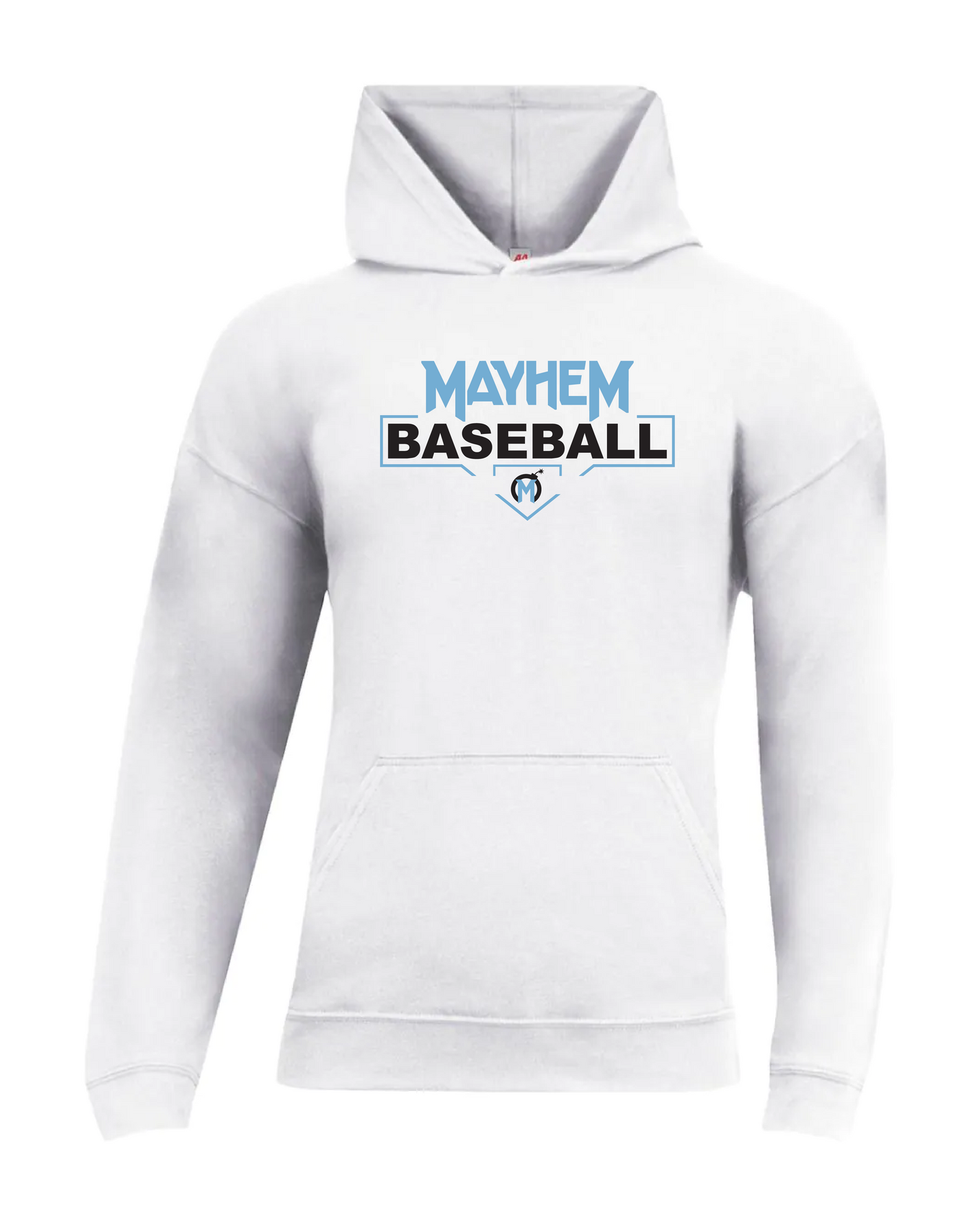 Mayhem Unisex T-Shirt Hoodie - White