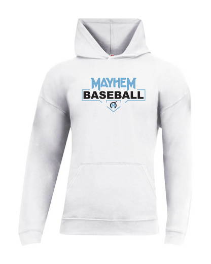 Mayhem Unisex T-Shirt Hoodie - White