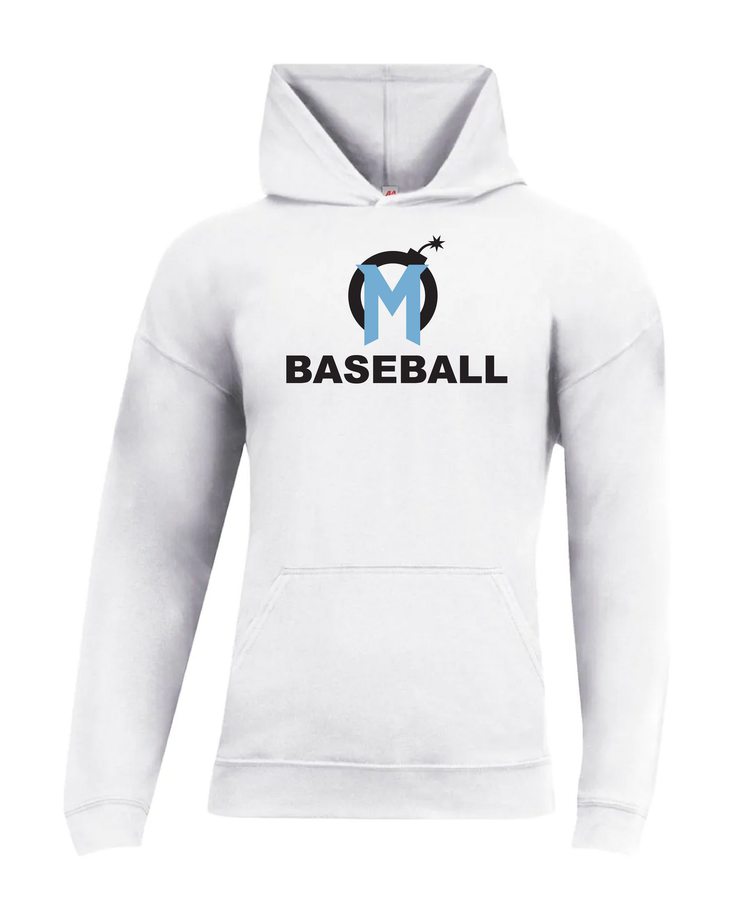 Mayhem Unisex T-Shirt Hoodie - White
