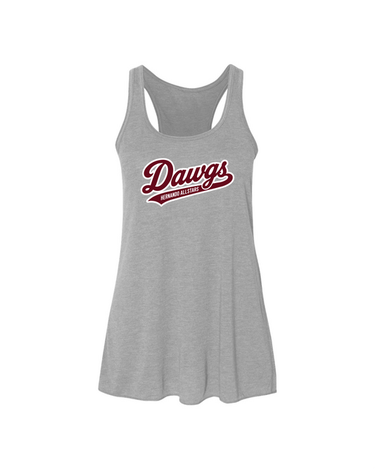 Flowy Racerback Tank - Heather Grey