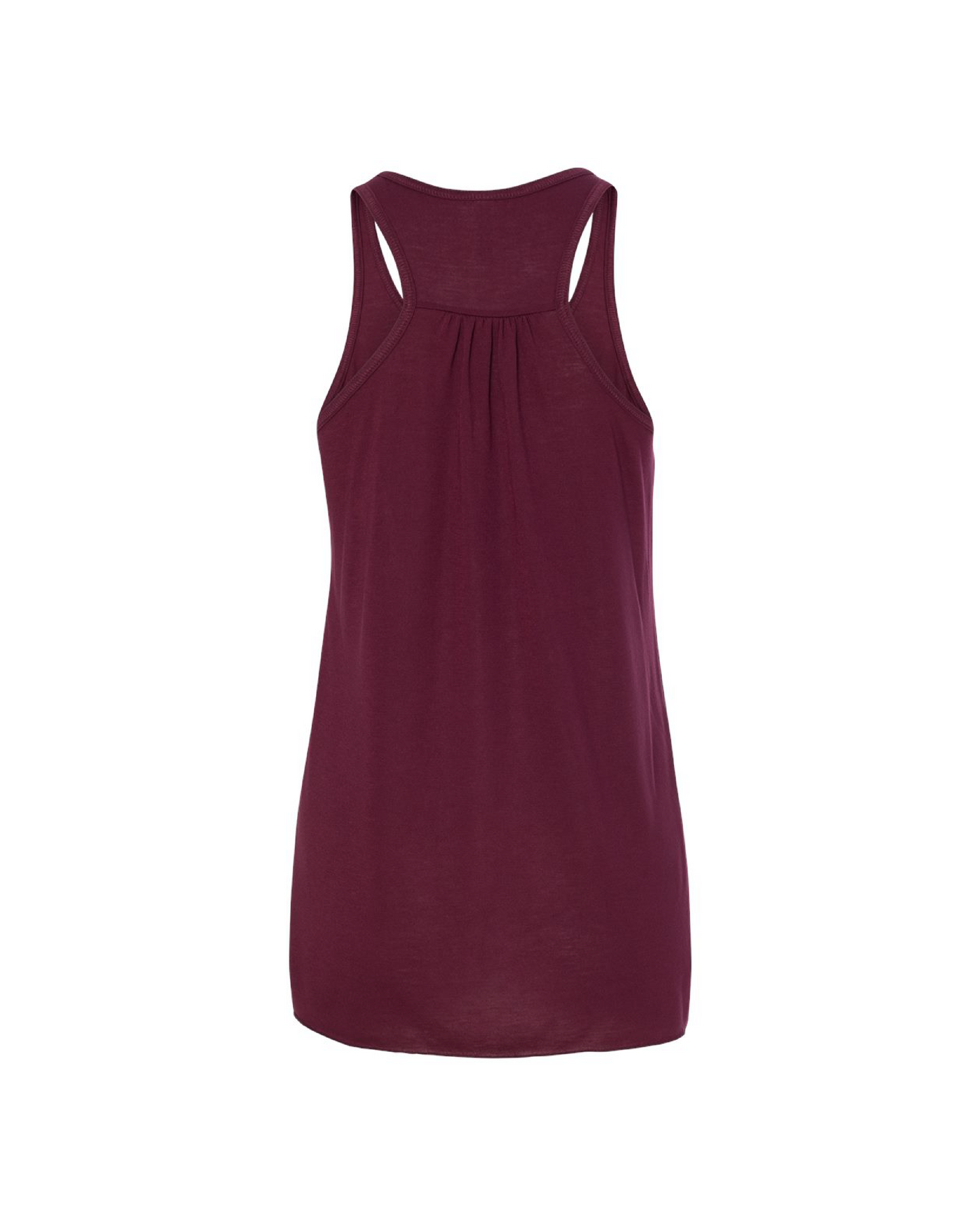 Flowy Racerback Tank - Maroon