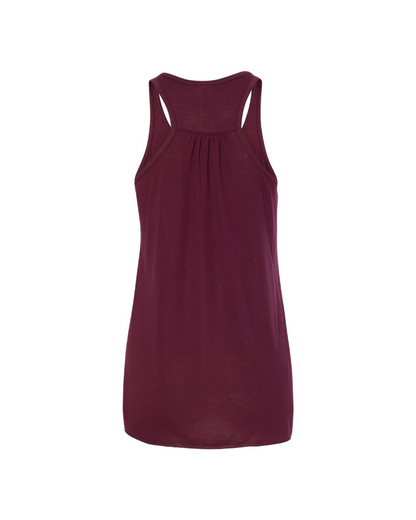 Flowy Racerback Tank - Maroon