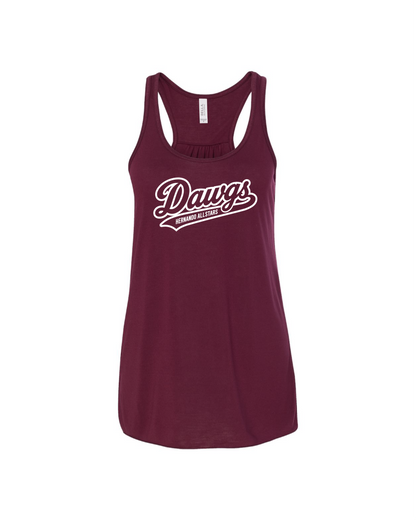 Flowy Racerback Tank - Maroon