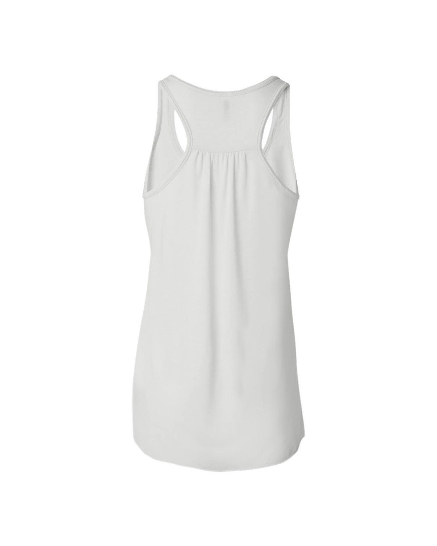 Flowy Racerback Tank - White
