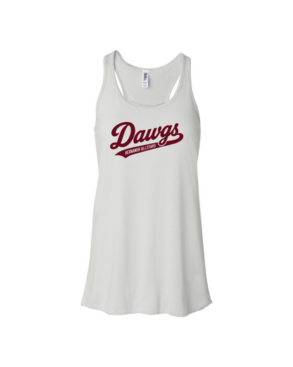 Flowy Racerback Tank - White