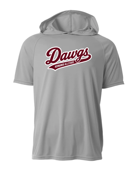 Dri-Fit Short Sleeve Performance Hoodie - Silver