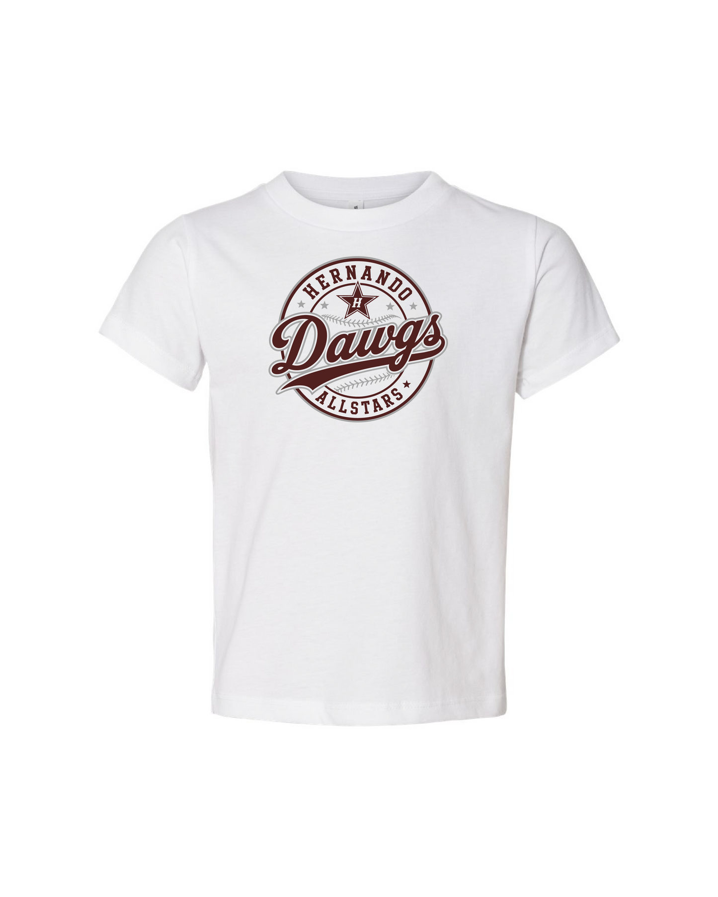 Toddler 100% Cotton Tee - White