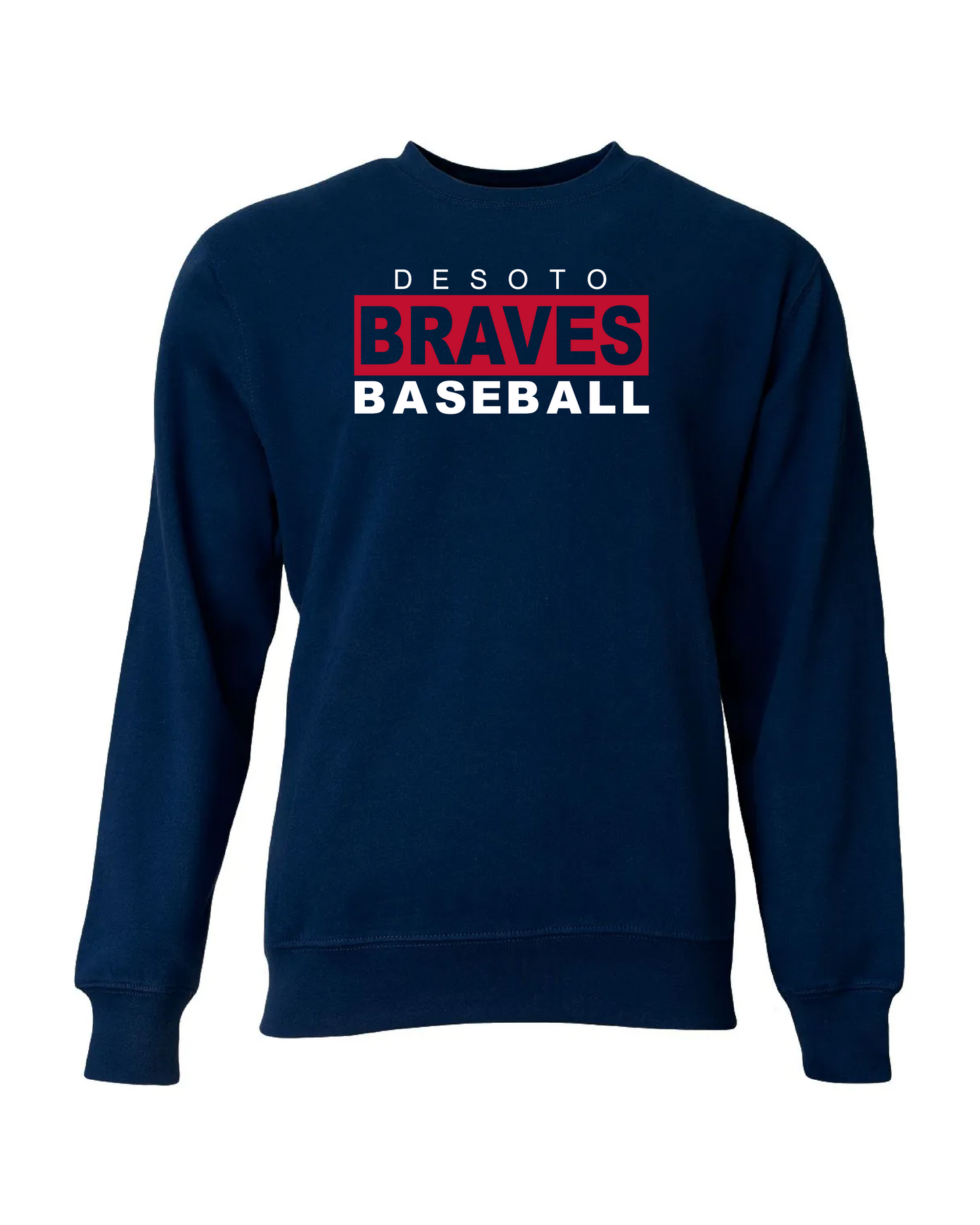 Braves Fleece Sweatshirt - Navy