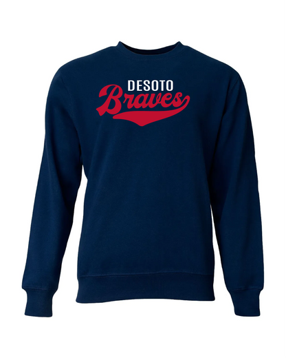 Braves Fleece Sweatshirt - Navy