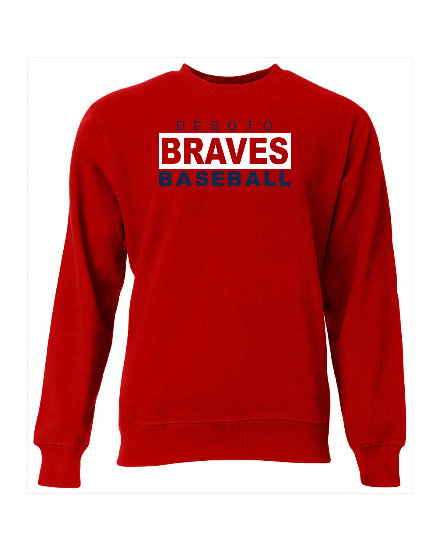 Braves Fleece Sweatshirt - Red