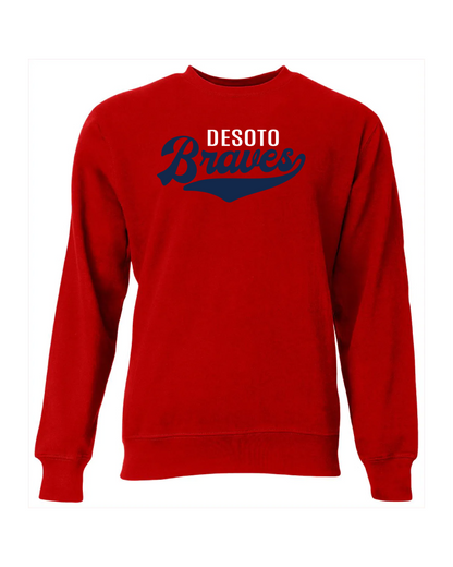 Braves Fleece Sweatshirt - Red